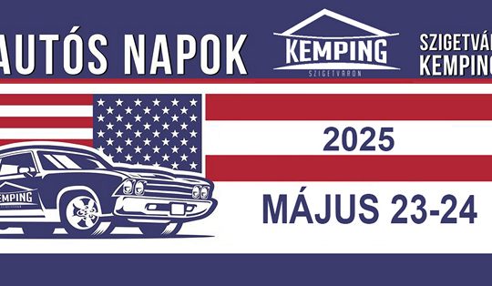 Amerikai autós napok Szigetvár 2025 05 23-24